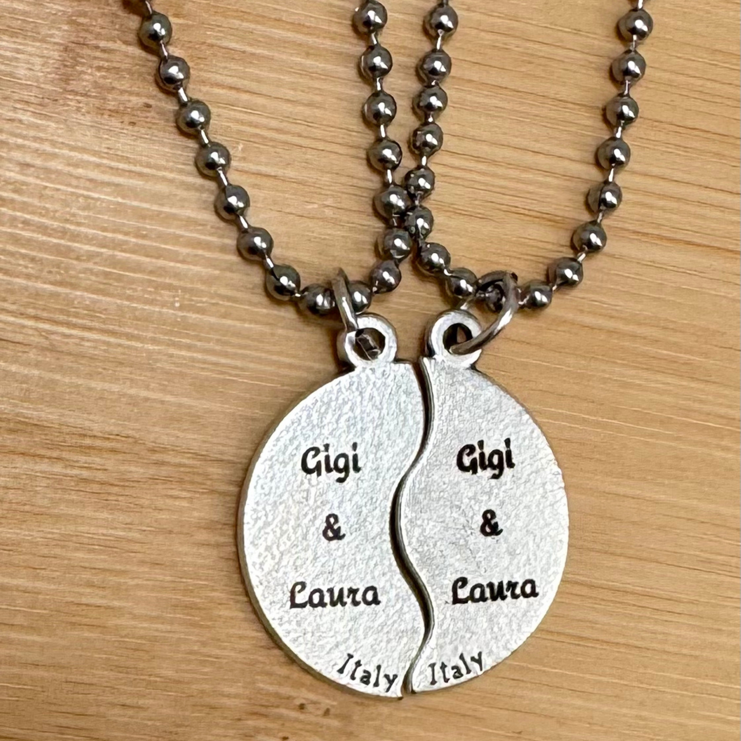 Custom Gift: Mizpah Blessing Necklace Set, Travel Gift, Couples long distance, best Friends gift,  Blessing,  watch between me and thee